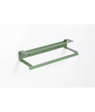 Toallero doble 37 cm - verde reseda