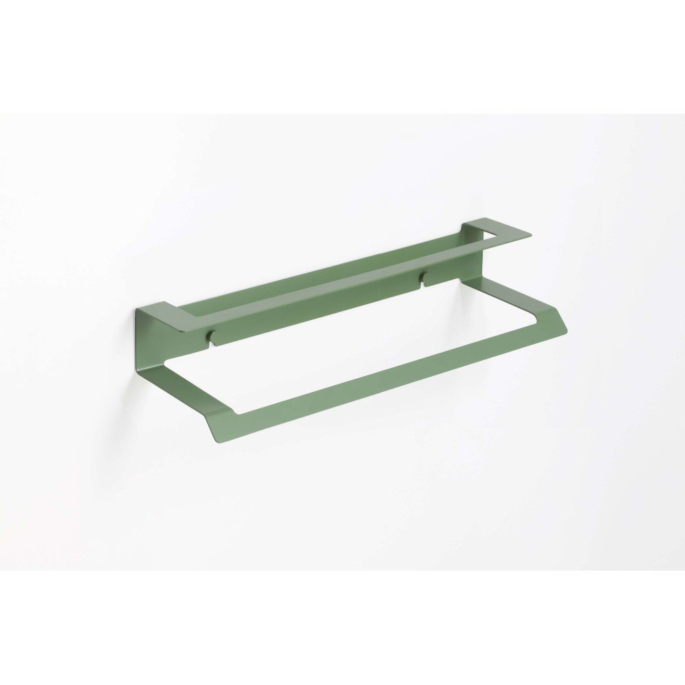 Toallero doble 37 cm - verde reseda