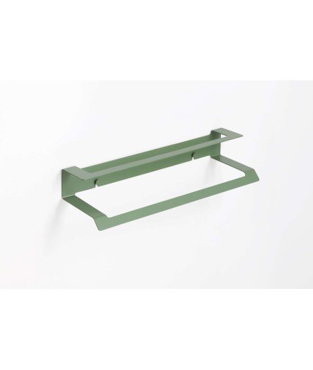 Toallero doble 37 cm - verde reseda
