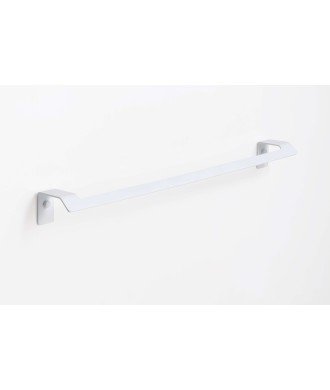 Toallero barra 60 cm adh - blanco mate