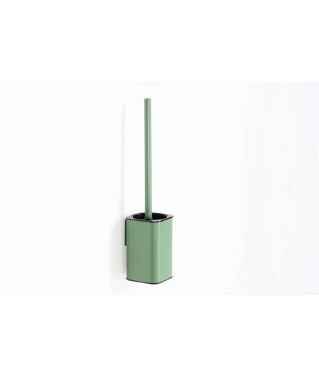 Escobillero de pared adh - verde reseda
