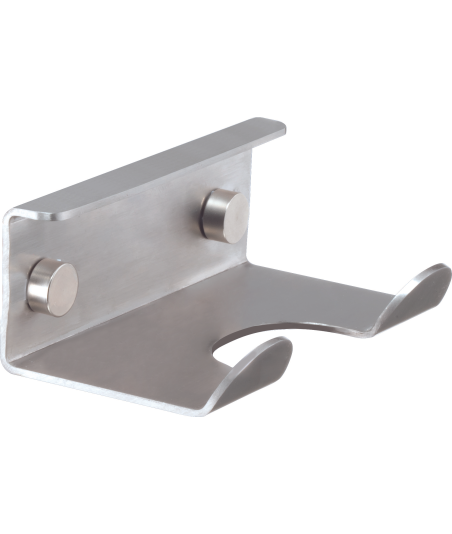 Percha adh - inox cepillado