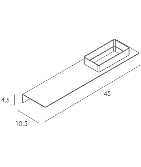 Repisa adh - terracota