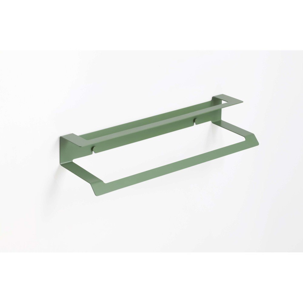 Toallero doble 45 cm adh - verde reseda