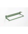 Toallero doble 45 cm adh - verde reseda