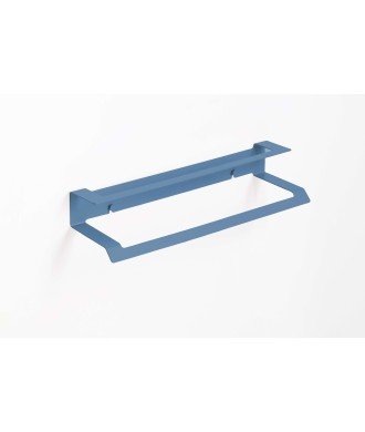 Toallero doble 45 cm adh - azul atlántico