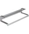 Toallero doble 37 cm adh - inox cepillado