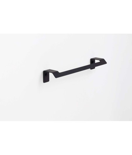 Toallero Barra 35 Cm Adhesivo - Negro Mate 02391081
