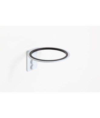 Soporte secador adh - blanco mate