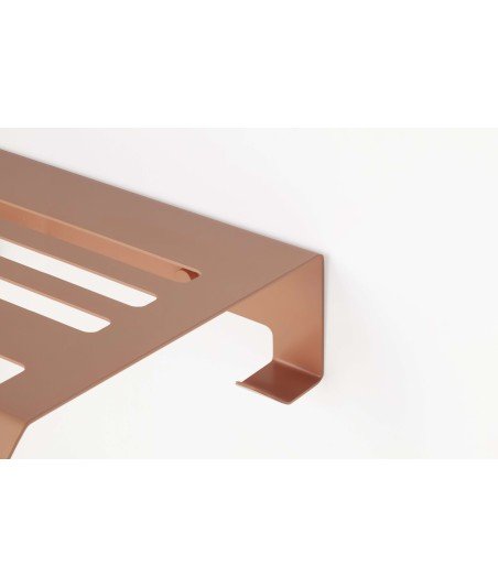 Toallero repisa con perchas adh - terracota