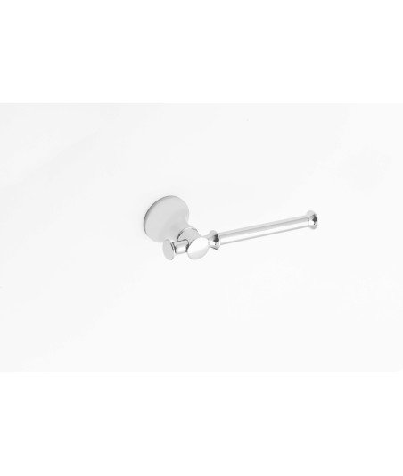 Toallero bidet / portarrollos sin tapa - cromo.