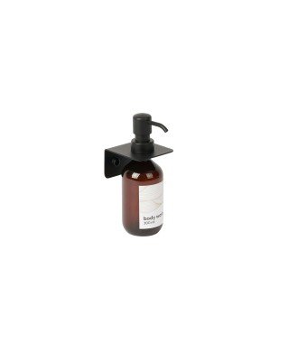 Dispensador individual de pared - negro mate