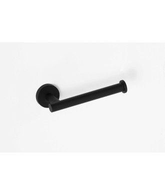 Portarrollos sin tapa dual fix - negro mate