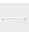 Toallero barra 45 cm dual fix - pulido brillo