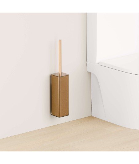 Escobillero de pared - bronce cepillado