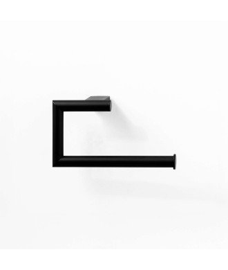 Toallero anilla dual fix - negro