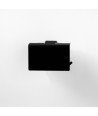 Portarrollos dual fix - negro mate
