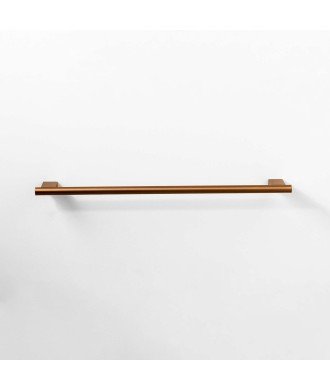Toallero barra 45cm dual fix - bronce cepillado