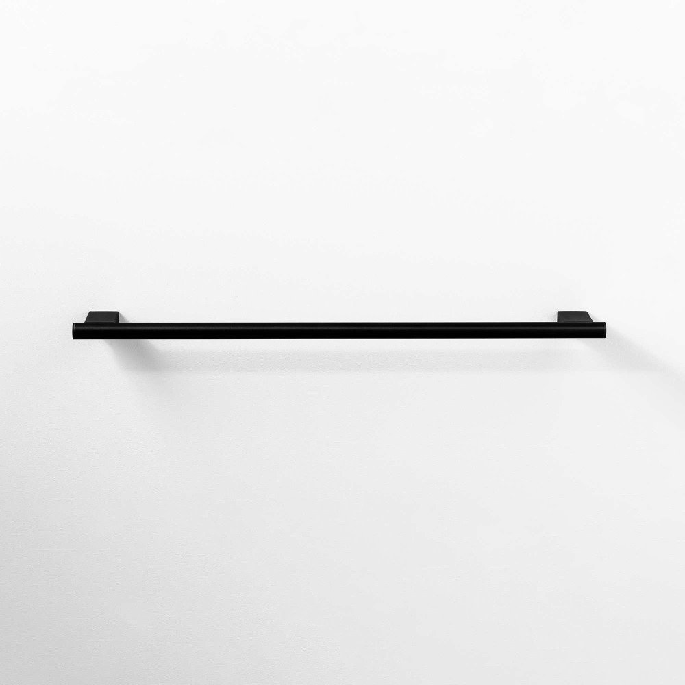 Toallero barra 35cm dual fix - negro