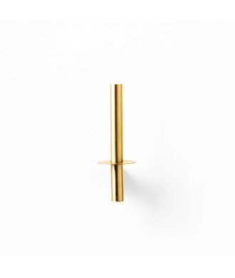 Portarrollos vertical dual fix - oro cepillado
