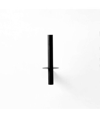 Portarrollos vertical dual fix - negro mate