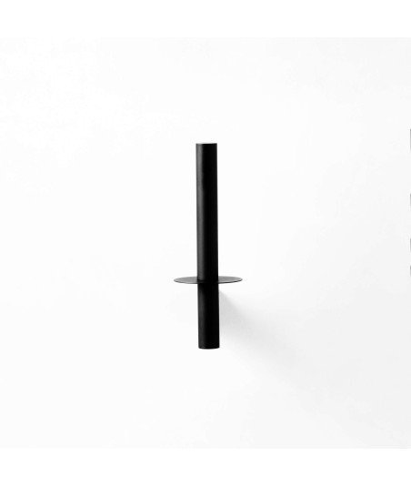 Portarrollos vertical dual fix - negro mate