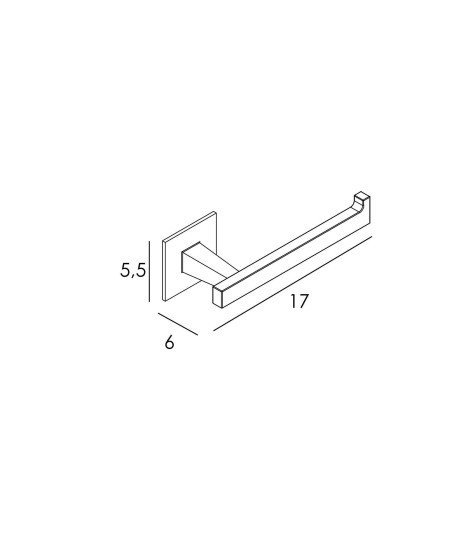 TOALLERO BIDET - CROMO