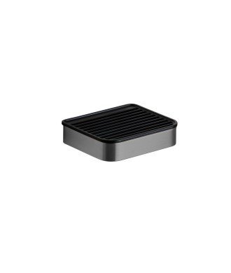 Jabonera de pared - gun metal