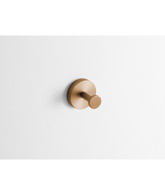 Percha de pegar - bronce cepillado