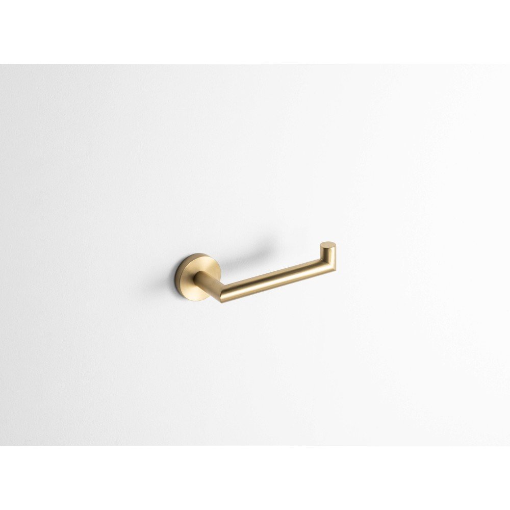 Toallero bidet pegar - oro cepillado.