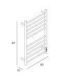 TOALLERO ELECTRICO - INOX