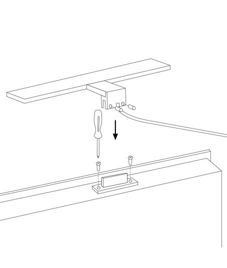 APLIQUE LED 300MM CUADRADO - CROMO