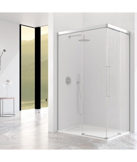 Mampara de ducha angular corredera modelo Siena | Blau
