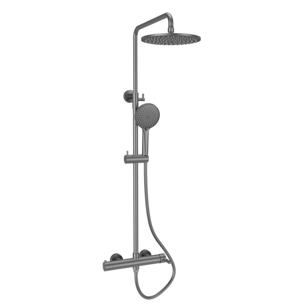 Columna de ducha gun metal Bambú Lluvibath