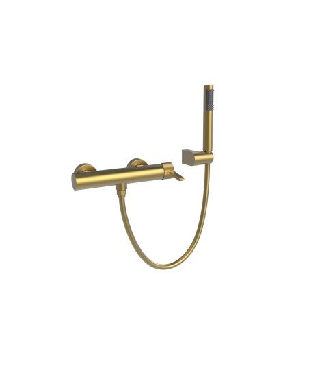 Grifo de ducha oro cepillado Bambú Lluvibath