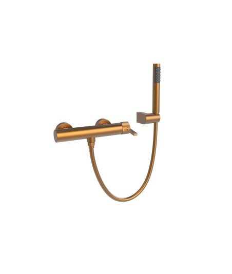 Grifo de ducha bronce cepillado Bambú Lluvibath