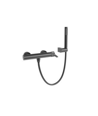 Grifo de ducha gun metal Bambú Lluvibath