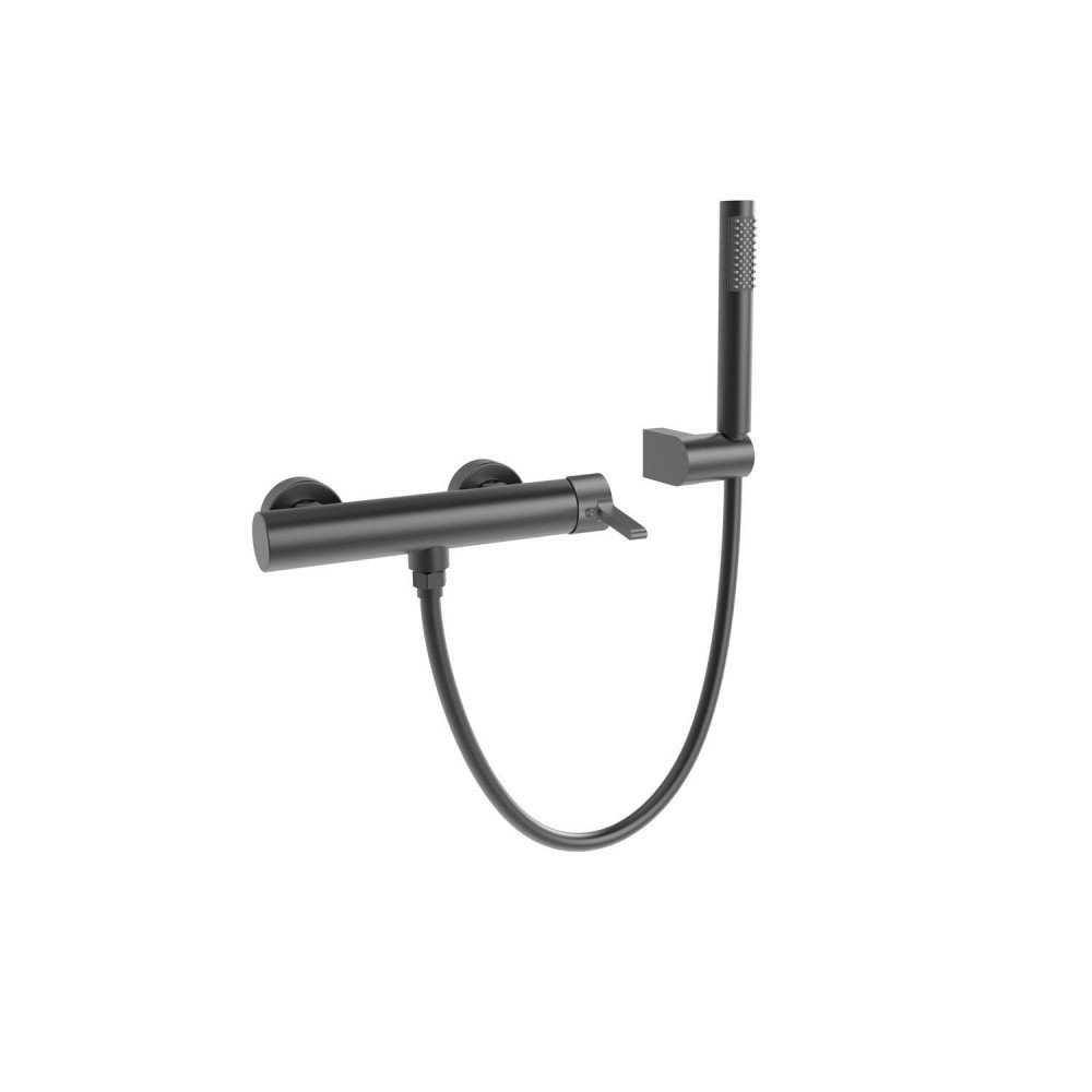 Grifo de ducha gun metal Bambú Lluvibath