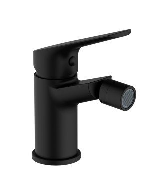 Grifo monomando de bidé negro Mallorca Lluvibath