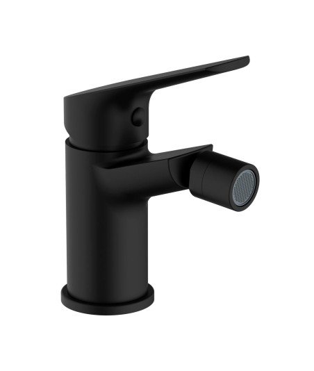 Grifo monomando de bidé negro Mallorca Lluvibath