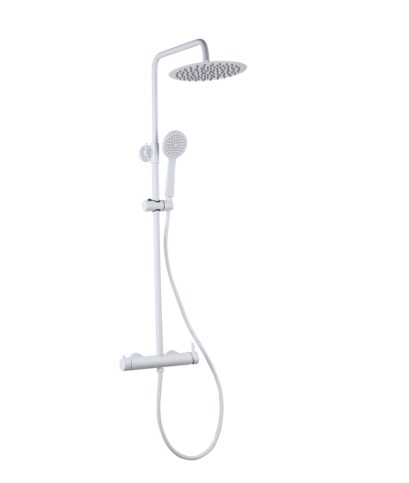 Columna de ducha blanca Aura Lluvibath