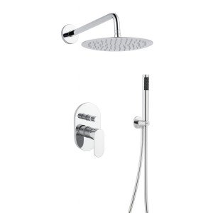 Ducha empotrada de pared...