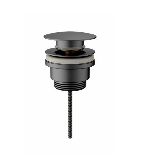 Válvula Clic Clac de desagüe gun metal Lluvibath