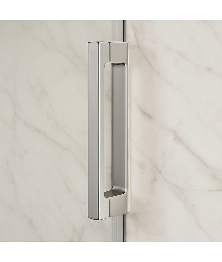 Mampara de ducha rectangular dos fijos más una corredera New