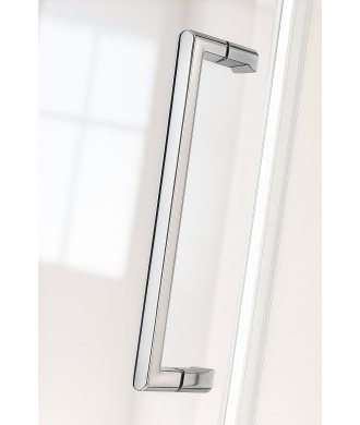 Mampara de ducha Emma Top plata brillo | Diseño moderno y elegante