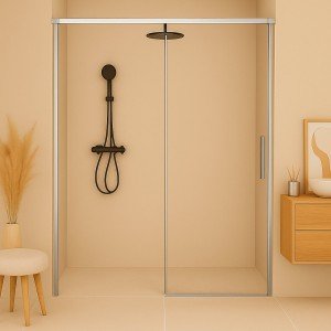 Mampara de ducha con fijo...