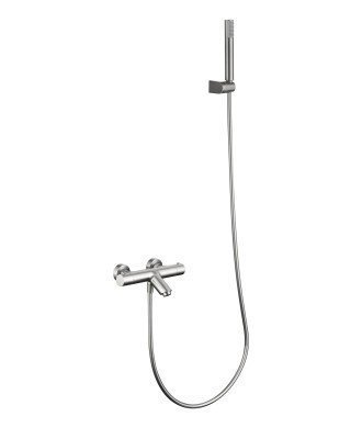 Grifería termostática níquel de bañera Monza imex