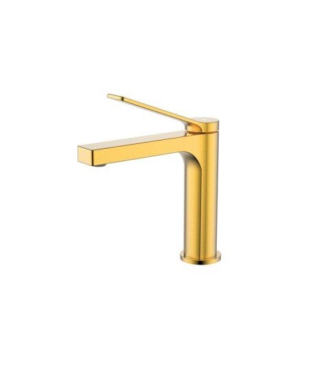 Grifo de lavabo oro cepillado Tarsio IO