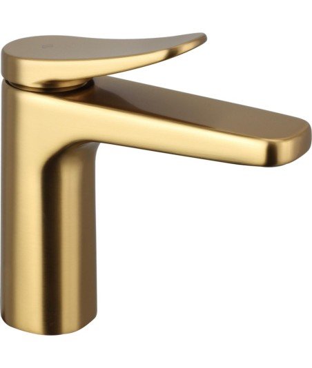 Grifo de lavabo oro cepillado Clio IO