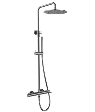 Columna termostática titanio round élite IO
